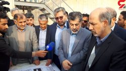 بازدید وزیر نیرو از پروژه تصفیه‌خانه فاضلاب خرمشهر